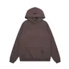 Fog Essentials Sudaderas com Letras de Silicone Estéreo para Homens e Mulheres American High Street Moletons com Flocagem Jaqueta Moletom
