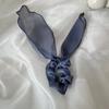 Coreano Dongdaemun Pig Bowel Hair Ring Bow Tassel Rope Acessórios para o cabelo feminino Cor sólida Malha Elegante Bola Cabelo Corda