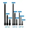 Haste de extensão de mosca 3/8 grande, média e pequena ferramenta de catraca 1/2 haste curta 1/4 haste de extensão de 9 peças haste de conexão de soquete
