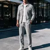 2026 Amazon transfronterizo comercio exterior nuevo primavera y otoño regular color liso solapa chaqueta top casual para hombre