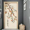 Pegatinas de puerta de dibujos animados, una hoja completa para renovar puertas viejas, adecuadas para habitaciones de estudiantes, baños, armarios y habitaciones; pegatinas decorativas autoadhesivas para decoración de habitaciones de moda