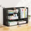 Estante de Almacenamiento de Escritorio Pequeño Simple Estante de Almacenamiento para Escritorio Pequeño Estantería Pequeña para Escritorio Estantería para Libros para el Hogar Nuevo Estilo Popular 2025