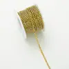Corrente de Garra Densa com Strass Colorido AB E-coating Transfronteiriça Corrente de Garra com Strass Corrente de Strass para Artesanato DIY Acessórios Materiais Atacado