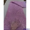 Vestido de Noche Francés con Adornos de Perlas, Bordado Pesado Blanco, Tela de Encaje de Malla, Encaje Nupcial