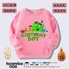 Ropa de bloques de construcción digitales Numberblocks Suéter de manga larga para niño con forro polar camiseta infantil de dibujos animados moderna otoño e invierno