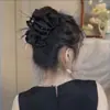 Horquilla con lazo de gasa de estrella estilo coreano, grande, de doble cara, con diseño de tiburón, pinza para el cabello, accesorios para el cabello