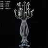 Adereços de Casamento Suporte de Flor de Gelo de Cristal Decoração da Mesa Principal Suporte de Flores para Mesa do Salão de Casamento Vaso Europeu Ornamentos de Ferro