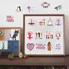 200 peças de adesivos de grafite com tema feminista, um produto popular na Amazon para vendas transfronteiriças, usados para decorar carros, skates e malas