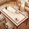 2026 Novo Estilo Estilo Simples Jogo Americano para Mesa de Jantar, Toalha de Mesa Impermeável e à Prova de Óleo, Sem Lavar, Jogo Americano para Mesa de Centro com Isolamento Térmico e Anti-Queimaduras, Protetor de Mesa