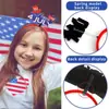 Decoración para el Día de la Independencia de Estados Unidos Suministros Diadema Roja Blanca y Azul Estrella Rayas Diadema Tema Patriótico Celebración Fiesta Diadema