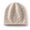 Nuevo gorro de cachemira tejido para otoño e invierno, gorro tipo beanie para circunferencia de cabeza grande, gorro versátil para mujer para clima frío, gorro cálido, gorro de lana jacquard