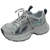 Zapatos Deportivos Casuales Gruesos Transpirables para Mujer, Novedad Primavera 2026, para Aumentar la Altura, para Mujeres Bajitas