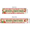 Amazon Banner Navideño Transfronterizo Decoración de Fiesta Navideña Bandera de Celebración Fondo de Decoración Colgante