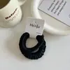 Nova Faixa de Cabelo Plissada Rosa de Cetim para Penteado de Bola, Corda de Cabelo Macia e Inofensiva, Acessórios de Cabelo para Mulheres, Grampo e Elástico