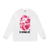 Otoño e invierno estilo japonés marca de moda cabeza de simio estampado de dibujos animados unisex joven suéter sudadera holgada venta al por mayor y dropshipping