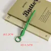 Llavero de cuerda para mochila, mosquetón tejido de nailon, cordón para bolsa, colgante de muñeca colorido, adorno de estrella, cuerda doble