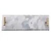 Estilo nórdico lujo ligero vintage bandeja de mármol plato plano para postres almacenamiento de joyas almacenamiento de baño adornos de decoración del hogar