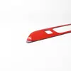 Adecuado para Ford Mustang Mustang decoración de fibra de carbono panel de puerta interior manija pegatina accesorios de modificación de interior de coche