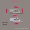 Gama Completa de Ganchos Triangulares de Plástico, Ganchos de Agujero de Avión, Clips de Avión, Ganchos de Avión y Accesorios de Producto
