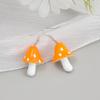 Aretes Japoneses y Coreanos Creativos Hechos a Mano Dulces de Hongo Grande Nuevo Transfronterizo Exagerados Comida Juego Personalizado Moda