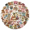 50 pegatinas de graffiti de botas de cowboy vintage para equipaje, artículos, cuadernos y decoración de teléfono, sin repetición e impermeables
