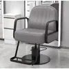 Silla de barbero asiento elevable reclinable silla para permanente tinte peinado silla de salón de belleza de celebridad de internet silla para corte de pelo de salón de belleza