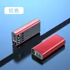 Power Bank de Aleación de Aluminio de Alta Venta Transfronteriza con Carga Rápida PD de 22.5W, Cable Incorporado, Fuente de Alimentación Móvil de Gran Capacidad de 20000 mAh