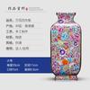 Vaso de Flores Esmaltado Cerâmico Jingdezhen Chinês para Casa Sala de Estar Entrada Enfeites de Vaso Decorações Artesanais