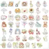 Compra direta transfronteiriça de 100 adesivos decorativos criativos de estilo fofo e fresco para journaling DIY