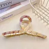 Grampo de Cabelo de Liga de Ácido Acético Estilo Verão High-End Versátil Moda Presilha Tubarão Estilo Cool Acessório de Cabelo para Parte de Trás da Cabeça para Mulheres