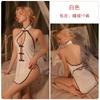 Marca Guiro Lencería Sexy Dulce Terciopelo Tentación Clásico Cheongsam Sexy Espalda Descubierta Bata de Noche Traje Uniforme 2767