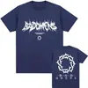 Camiseta Gráfica Divertida con Logo de la Banda Bad Omens para Hombre y Mujer Moda Hip Hop Camiseta Retro Informal Masculina de Manga Corta Oversize