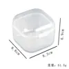Caja Cuadrada de Almacenamiento para Desinfección de Arte de Uñas Caja para Limpieza de Cabezales de Lijado Mini Filtro de Doble Capa Engrosada Caja de Almacenamiento Multifuncional