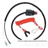 6E0-82575-00 Interruptor de emergência para máquina de popa Yamaha, corda de puxar, chave de 17,5 cm