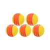 Pelota Typti Más Vendida Suave de Alta Elasticidad y Rebote para Entrenamiento de Ocio y Competición, Pelota de Esponja a Rayas Ranuradas de Dos Colores