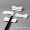 Suporte para Hashi Dupla Finalidade Três Usos Suporte para Hashi Combinação de Louças Suporte para Hashi Colher Suporte para Colher Mesa Masculino Hashi Masculino Suporte para Colher Branco