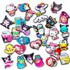 Sanrio sapato flor acessórios jóias diy transfronteiriço destacável buraco sapatos sapato flor sapatos decoração acessórios pulseira