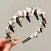 Diadema Ondulada Marrón para Mujer, Uso Diario, Antideslizante, con Dientes, para Lavarse la Cara, Accesorio para el Cabello