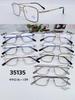 Óculos de sol moda online armação retrô lentes planas clássico modificado para o rosto e-commerce transfronteiriço masculino com armação dupla 35135