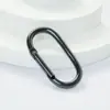 Nuevos Accesorios para Llaveros Pintados con Spray de Colores Accesorios de Mosquetón DIY Anillo de Llavero con Hebilla de Resorte Gancho