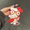 Auténtico Peluche de Dibujos Animados Sanrio Hello Kitty Bolsa Decoración Colgante Llavero Colgante