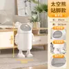 Papelera Creativa con Tapa abatible Oso de Dibujos Animados Cubo de Almacenamiento Cesta de Basura para el Hogar Dormitorio Gran Capacidad Desodorante Venta Caliente Transfronteriza
