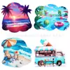Nuevo Imán de Natación de Anillo de Verano para Playa de Amazon Tema Hawaiano Imán para Refrigerador Imán para Refrigerador de Coche Decoración
