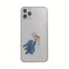 Funda de teléfono de dibujos animados linda y divertida con temática de Stitch adecuada para iPhone 14, 17 Pro, funda blanda, modelo transparente para iPhone 13