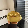 Bolsa Feminina Transfronteiriça Assimétrica de Acrílico Caixa 2025 Nova Europeia e Americana de Ombro Moda Nicho Bolsa de Pulso de Metal
