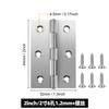 Amazon transfronterizo acero inoxidable 2 pulgadas 44x32mm mueble para el hogar plegable gabinete de piano puerta bisagra bisagra bisagra