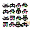 Adereços de Pintura Graffiti Artesanais DIY Papel Colorido Criativo para Raspar Crianças Halloween Arte de Raspar Pinturas Penduradas de Halloween