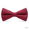 Cerimônia de casamento de colarinho vermelho masculino noivo terno de casamento arco formal padrinho homem gravata gravata terno de cor sólida