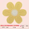 Gancho de Mão Imitação Cor Macaron Toalha Imitação Caxemira Flor Bordada Tecido Patch Roupas Femininas Roupas Infantis Patch Decorativo Patch