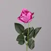 Flor de Rosa Artificial Karl Rose Flor Falsa Gótica Textura Rojo Oscuro Hidratante Exhibición de Boda Arreglo Floral Decoración Floral Flor